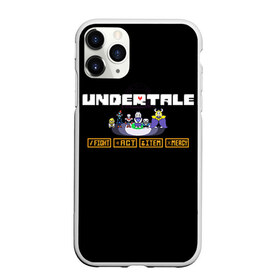 Чехол для iPhone 11 Pro матовый с принтом Undertale 4 в Новосибирске, Силикон |  | альфис | андайн | андертейл | асгор | дримурр | меттатон | папирус | подземелье | санс | ториэль | флауи | фриск