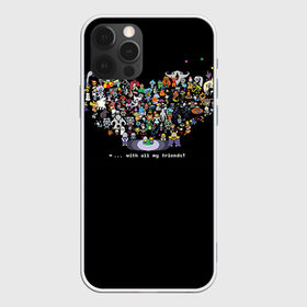 Чехол для iPhone 12 Pro Max с принтом Undertale в Новосибирске, Силикон |  | альфис | андайн | андертейл | асгор | дримурр | меттатон | папирус | подземелье | санс | ториэль | флауи | фриск