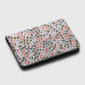 Картхолдер с принтом с принтом Игральные карты 3 в Новосибирске, натуральная матовая кожа | размер 7,3 х 10 см; кардхолдер имеет 4 кармана для карт; | Тематика изображения на принте: карты | настольные игры | пасьянс | покер