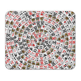 Коврик прямоугольный с принтом Игральные карты 3 в Новосибирске, натуральный каучук | размер 230 х 185 мм; запечатка лицевой стороны | карты | настольные игры | пасьянс | покер