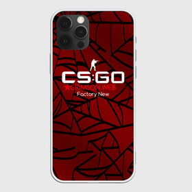 Чехол для iPhone 12 Pro Max с принтом cs:go - Crimson Web Style Factory New (Кровавая паутина | Прям с завода) в Новосибирске, Силикон |  | blood | crimson | cs | csgo | web | го | кровь | кс | паутина