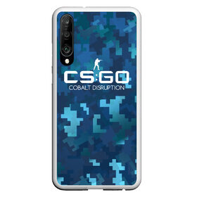 Чехол для Honor P30 с принтом cs:go - Cobalt Disruption (Ржавый кобальт) в Новосибирске, Силикон | Область печати: задняя сторона чехла, без боковых панелей | Тематика изображения на принте: cobalt | cs | csgo | desert | disruption | eagle | го | кобальт | кс | ржавый