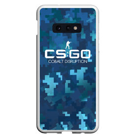 Чехол для Samsung S10E с принтом cs:go - Cobalt Disruption (Ржавый кобальт) в Новосибирске, Силикон | Область печати: задняя сторона чехла, без боковых панелей | Тематика изображения на принте: cobalt | cs | csgo | desert | disruption | eagle | го | кобальт | кс | ржавый