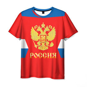 Мужская футболка 3D с принтом Форма № 88 VASILEVSKIY в Новосибирске, 100% полиэфир | прямой крой, круглый вырез горловины, длина до линии бедер | 88 vasilevskiy | world cup hockey | валилевский андрей | клюшка | кубок мира | россия | сборная россии | хоккейная форма | шайба