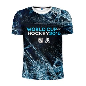 Мужская футболка 3D спортивная с принтом Кубок мира по хоккею 2016 в Новосибирске, 100% полиэстер с улучшенными характеристиками | приталенный силуэт, круглая горловина, широкие плечи, сужается к линии бедра | hokkey | world cup hokkey 2016 | кубок мира | хоккей