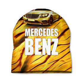 Шапка 3D с принтом Mercedes Benz в Новосибирске, 100% полиэстер | универсальный размер, печать по всей поверхности изделия | benz | mercedes | авто | автомобиль | водитель | машина | мерседес бенц | тачка