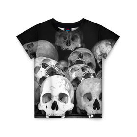 Детская футболка 3D с принтом Черепа в Новосибирске, 100% гипоаллергенный полиэфир | прямой крой, круглый вырез горловины, длина до линии бедер, чуть спущенное плечо, ткань немного тянется | bones | halloween | skull
в идеи подарков в хеллоуин | скелет | скелеты | хеллоиун | хэллоуин | хэлоуин | череп | черепа