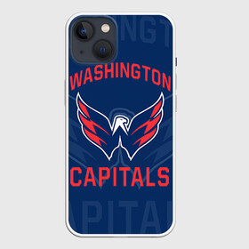 Чехол для iPhone 13 с принтом Хоккей 2 в Новосибирске,  |  | nhl | stanley cup | washington capitals |  вашингтон капиталс | вашингтон кэпиталз | кубок стенли | кубок стэнли | нхл | овечкин | хоккей | хоккейный клуб