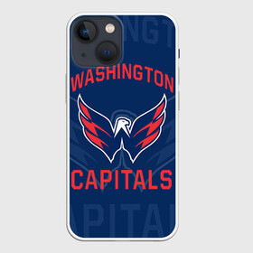 Чехол для iPhone 13 mini с принтом Хоккей 2 в Новосибирске,  |  | nhl | stanley cup | washington capitals |  вашингтон капиталс | вашингтон кэпиталз | кубок стенли | кубок стэнли | нхл | овечкин | хоккей | хоккейный клуб