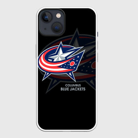 Чехол для iPhone 13 с принтом Хоккей 5 в Новосибирске,  |  | columbus | nhl | stanley cup |  columbus blue jackets | бобровский | коламбус | коламбус блю джекетс | кубок стенли | кубок стэнли | нхл | хоккей | хоккейный клуб