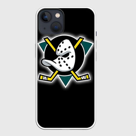 Чехол для iPhone 13 с принтом Хоккей 6 в Новосибирске,  |  | Тематика изображения на принте: nhl | stanley cup |  anaheim ducks | кубок стенли | кубок стэнли | нхл | хоккей | хоккейный клуб