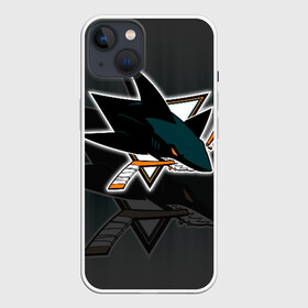Чехол для iPhone 13 с принтом Хоккей 11 в Новосибирске,  |  | nhl | san jose sharks | sharks | stanley cup | кубок стенли | кубок стэнли | нхл | сан хосе | сан хосе шаркс | хоккей | хоккейный клуб | шаркс