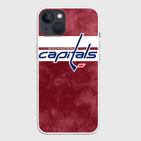 Чехол для iPhone 13 с принтом Хоккей 12 в Новосибирске,  |  | nhl | stanley cup | washington capitals |  вашингтон капиталс | вашингтон кэпиталз | кубок стенли | кубок стэнли | нхл | овечкин | хоккей | хоккейный клуб