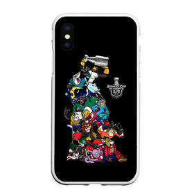 Чехол для iPhone XS Max матовый с принтом Хоккей 14 в Новосибирске, Силикон | Область печати: задняя сторона чехла, без боковых панелей | nhl | stanley cup | кубок стенли | кубок стэнли | нхл | хоккей | хоккейный клуб