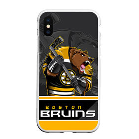 Чехол для iPhone XS Max матовый с принтом Boston Bruins в Новосибирске, Силикон | Область печати: задняя сторона чехла, без боковых панелей | boston bruins | nhl | stanley cup | бостон | бостон брюинз | брюинз | брюинс | кубок стенли | кубок стэнли | нхл | хоккей | хоккейный клуб | худобин