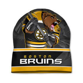 Шапка 3D с принтом Boston Bruins в Новосибирске, 100% полиэстер | универсальный размер, печать по всей поверхности изделия | boston bruins | nhl | stanley cup | бостон | бостон брюинз | брюинз | брюинс | кубок стенли | кубок стэнли | нхл | хоккей | хоккейный клуб | худобин