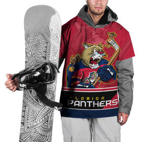 Накидка на куртку 3D с принтом Florida Panthers в Новосибирске, 100% полиэстер |  | Тематика изображения на принте: florida panthers | nhl | stanley cup | кубок стенли | кубок стэнли | нхл | флорида пантерз | флорида пантеры | хоккей | хоккейный клуб