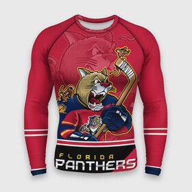 Мужской рашгард 3D с принтом Florida Panthers в Новосибирске,  |  | florida panthers | nhl | stanley cup | кубок стенли | кубок стэнли | нхл | флорида пантерз | флорида пантеры | хоккей | хоккейный клуб