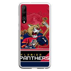 Чехол для Honor P30 с принтом Florida Panthers в Новосибирске, Силикон | Область печати: задняя сторона чехла, без боковых панелей | Тематика изображения на принте: florida panthers | nhl | stanley cup | кубок стенли | кубок стэнли | нхл | флорида пантерз | флорида пантеры | хоккей | хоккейный клуб