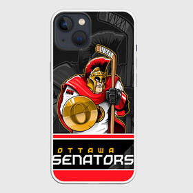 Чехол для iPhone 13 с принтом Ottawa Senators в Новосибирске,  |  | nhl | ottawa senators | stanley cup | кубок стенли | кубок стэнли | нхл | оттава сенаторз | сенаторс | хоккей | хоккейный клуб