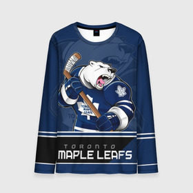 Мужской лонгслив 3D с принтом Toronto Maple Leafs в Новосибирске, 100% полиэстер | длинные рукава, круглый вырез горловины, полуприлегающий силуэт | nhl | stanley cup | toronto maple leafs | валиев | кубок стенли | кубок стэнли | мэпл лифс | нхл | сошников | торонто | торонто мейпл лифс | хоккей | хоккейный клуб