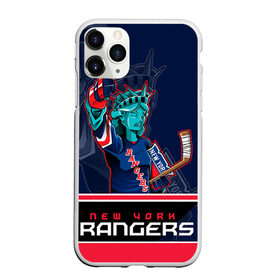 Чехол для iPhone 11 Pro Max матовый с принтом New York Rangers в Новосибирске, Силикон |  | Тематика изображения на принте: new york rangers | nhl | stanley cup | кубок стенли | кубок стэнли | нхл | нью йорк рейнджерс | нью йорк рейнджеры | рейнджеры | хоккей | хоккейный клуб
