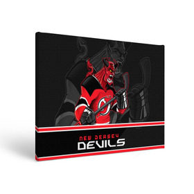 Холст прямоугольный с принтом New Jersey Devils в Новосибирске, 100% ПВХ |  | Тематика изображения на принте: new jersey devils | nhl | stanley cup | дъяволы нью джерси | калинин | кубок стенли | кубок стэнли | нхл | нью джерси девилз | хоккей | хоккейный клуб