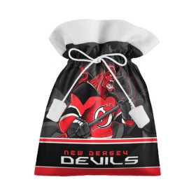Подарочный 3D мешок с принтом New Jersey Devils в Новосибирске, 100% полиэстер | Размер: 29*39 см | new jersey devils | nhl | stanley cup | дъяволы нью джерси | калинин | кубок стенли | кубок стэнли | нхл | нью джерси девилз | хоккей | хоккейный клуб