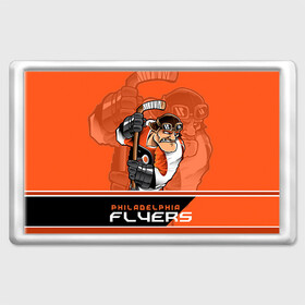 Магнит 45*70 с принтом Philadelphia Flyers в Новосибирске, Пластик | Размер: 78*52 мм; Размер печати: 70*45 | nhl | philadelphia flyers | stanley cup | кубок стенли | кубок стэнли | нхл | филадельфия | филадельфия флайерз | флаерс | хоккей | хоккейный клуб