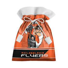 Подарочный 3D мешок с принтом Philadelphia Flyers в Новосибирске, 100% полиэстер | Размер: 29*39 см | nhl | philadelphia flyers | stanley cup | кубок стенли | кубок стэнли | нхл | филадельфия | филадельфия флайерз | флаерс | хоккей | хоккейный клуб