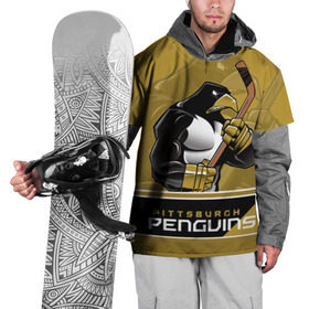 Накидка на куртку 3D с принтом Pittsburgh Penguins в Новосибирске, 100% полиэстер |  | nhl | pittsburgh penguins | stanley cup | кросби | кубок стенли | кубок стэнли | малкин | нхл | пингвинс | питтсбург пингвинз | сидни кросби | хоккей | хоккейный клуб