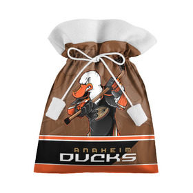 Подарочный 3D мешок с принтом Anaheim Ducks в Новосибирске, 100% полиэстер | Размер: 29*39 см | anaheim ducks | nhl | stanley cup | кубок стенли | кубок стэнли | нхл | хоккей | хоккейный клуб