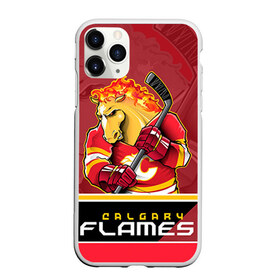 Чехол для iPhone 11 Pro матовый с принтом Calgary Flames в Новосибирске, Силикон |  | calgary flames | nhl | stanley cup | калгари флэймз | кубок стенли | кубок стэнли | нхл | флэймс | хоккей | хоккейный клуб