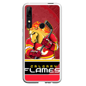 Чехол для Honor P Smart Z с принтом Calgary Flames в Новосибирске, Силикон | Область печати: задняя сторона чехла, без боковых панелей | Тематика изображения на принте: calgary flames | nhl | stanley cup | калгари флэймз | кубок стенли | кубок стэнли | нхл | флэймс | хоккей | хоккейный клуб