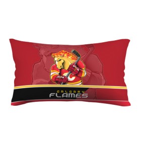 Подушка 3D антистресс с принтом Calgary Flames в Новосибирске, наволочка — 100% полиэстер, наполнитель — вспененный полистирол | состоит из подушки и наволочки на молнии | Тематика изображения на принте: calgary flames | nhl | stanley cup | калгари флэймз | кубок стенли | кубок стэнли | нхл | флэймс | хоккей | хоккейный клуб