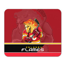 Коврик прямоугольный с принтом Calgary Flames в Новосибирске, натуральный каучук | размер 230 х 185 мм; запечатка лицевой стороны | calgary flames | nhl | stanley cup | калгари флэймз | кубок стенли | кубок стэнли | нхл | флэймс | хоккей | хоккейный клуб