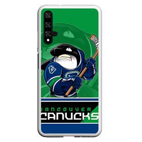 Чехол для Honor 20 с принтом Vancouver Canucks в Новосибирске, Силикон | Область печати: задняя сторона чехла, без боковых панелей | nhl | stanley cup | vancouver canucks | ванкувер | ванкувер кэнакс | кубок стенли | кубок стэнли | нхл | трямкин | хоккей | хоккейный клуб