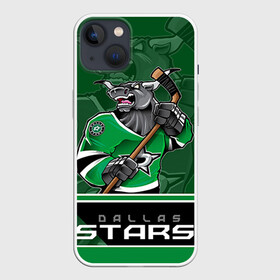 Чехол для iPhone 13 с принтом Dallas Stars в Новосибирске,  |  | dallas stars | nhl | stanley cup | даллас | даллас старз | кубок стенли | кубок стэнли | ничушкин | нхл | хоккей | хоккейный клуб