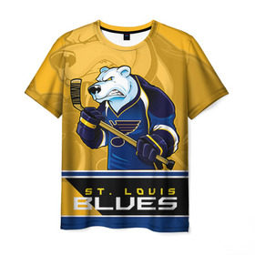Мужская футболка 3D с принтом St. Louis Blues в Новосибирске, 100% полиэфир | прямой крой, круглый вырез горловины, длина до линии бедер | nhl | st. louis blues | stanley cup | йори | кубок стенли | кубок стэнли | лехтеря | луис блюз | нхл | сент луис | сент луис блюз | тарасенко | хоккей | хоккейный клуб