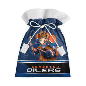 Подарочный 3D мешок с принтом Edmonton Oilers в Новосибирске, 100% полиэстер | Размер: 29*39 см | Тематика изображения на принте: edmonton oilers | nhl | stanley cup | кубок стенли | кубок стэнли | нхл | хоккей | хоккейный клуб | эдмонтон | эдмонтон ойлерз | якупов