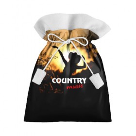 Подарочный 3D мешок с принтом Country music в Новосибирске, 100% полиэстер | Размер: 29*39 см | Тематика изображения на принте: country | music | девушка | кантри | ковбой | мелодия | музыка | шляпа
