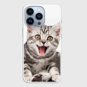 Чехол для iPhone 13 Pro с принтом Милашка в Новосибирске,  |  | кот | котенок | кошка