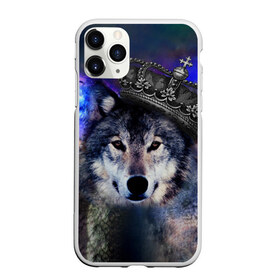 Чехол для iPhone 11 Pro матовый с принтом King Wolf в Новосибирске, Силикон |  | животное | зверь | космос | природа волк | русь | славяне