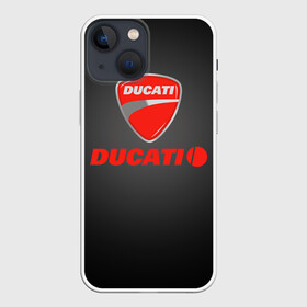 Чехол для iPhone 13 mini с принтом Ducati 3 в Новосибирске,  |  | ducati | moto | дукати | мото | мотоцикл | мотоциклы