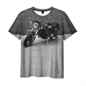 Мужская футболка 3D с принтом Ducati 1 в Новосибирске, 100% полиэфир | прямой крой, круглый вырез горловины, длина до линии бедер | ducati | moto | дукати | мото | мотоцикл | мотоциклы