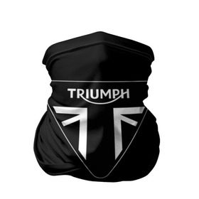 Бандана-труба 3D с принтом Triumph 4 в Новосибирске, 100% полиэстер, ткань с особыми свойствами — Activecool | плотность 150‒180 г/м2; хорошо тянется, но сохраняет форму | moto | triumph | мотоцикл | мотоциклы | триумф