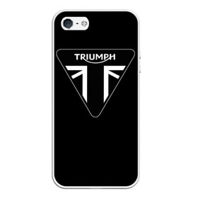 Чехол для iPhone 5/5S матовый с принтом Triumph 4 в Новосибирске, Силикон | Область печати: задняя сторона чехла, без боковых панелей | moto | triumph | мотоцикл | мотоциклы | триумф