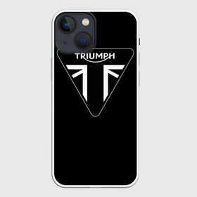 Чехол для iPhone 13 mini с принтом Triumph 4 в Новосибирске,  |  | moto | triumph | мотоцикл | мотоциклы | триумф