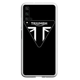 Чехол для Honor 20 с принтом Triumph 4 в Новосибирске, Силикон | Область печати: задняя сторона чехла, без боковых панелей | Тематика изображения на принте: moto | triumph | мотоцикл | мотоциклы | триумф