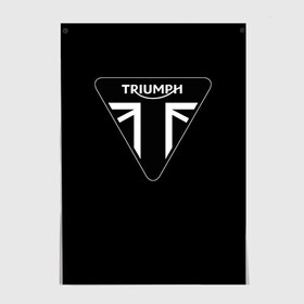 Постер с принтом Triumph 4 в Новосибирске, 100% бумага
 | бумага, плотность 150 мг. Матовая, но за счет высокого коэффициента гладкости имеет небольшой блеск и дает на свету блики, но в отличии от глянцевой бумаги не покрыта лаком | moto | triumph | мотоцикл | мотоциклы | триумф